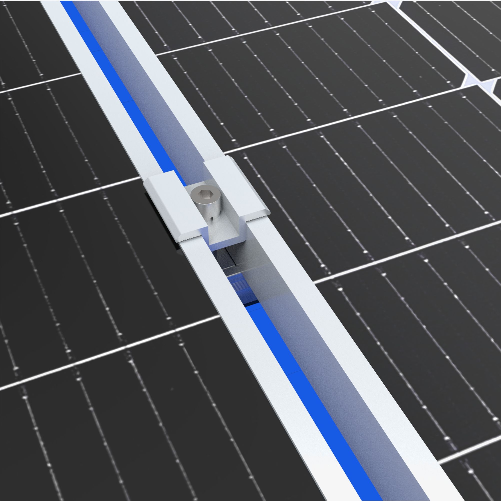 Trapezblechdach Montageset U-Profil 20cm
