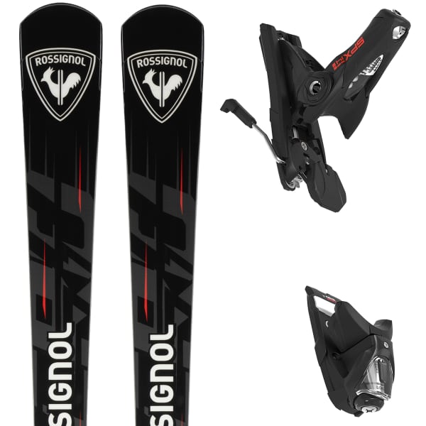 Pack ski ROSSIGNOL HERO MASTER LT R22 + SPX 14 ROCKERACE BLACK/WHITE