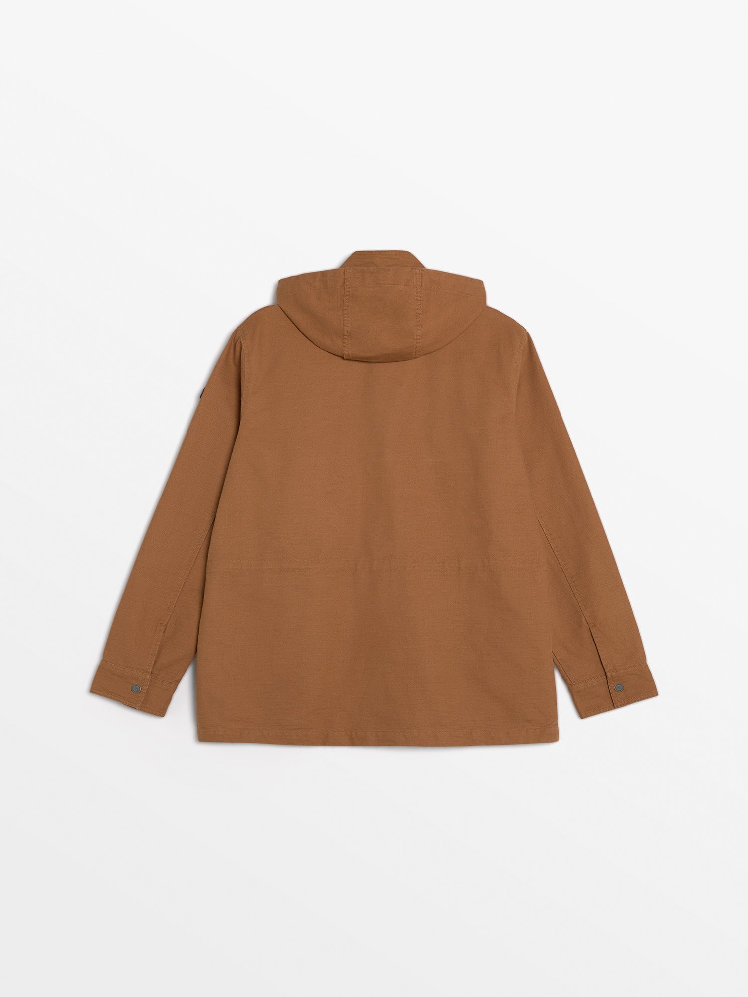 Veste Saharienne Homme A Capuche Marron
