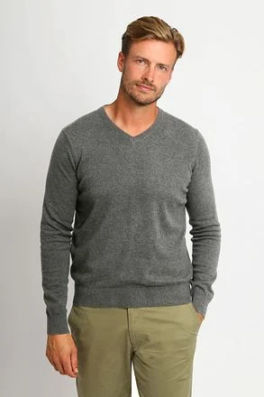 Suitable Respect Vinir Pullover Melange Antraciet RSP-24PUV-AN kopen