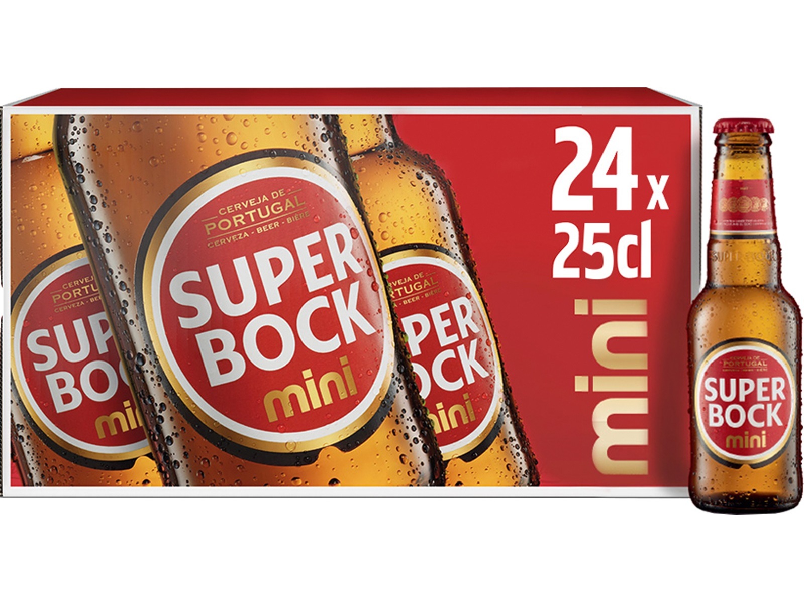 CERVEJA BRANCA SUPER BOCK 24X0.25L