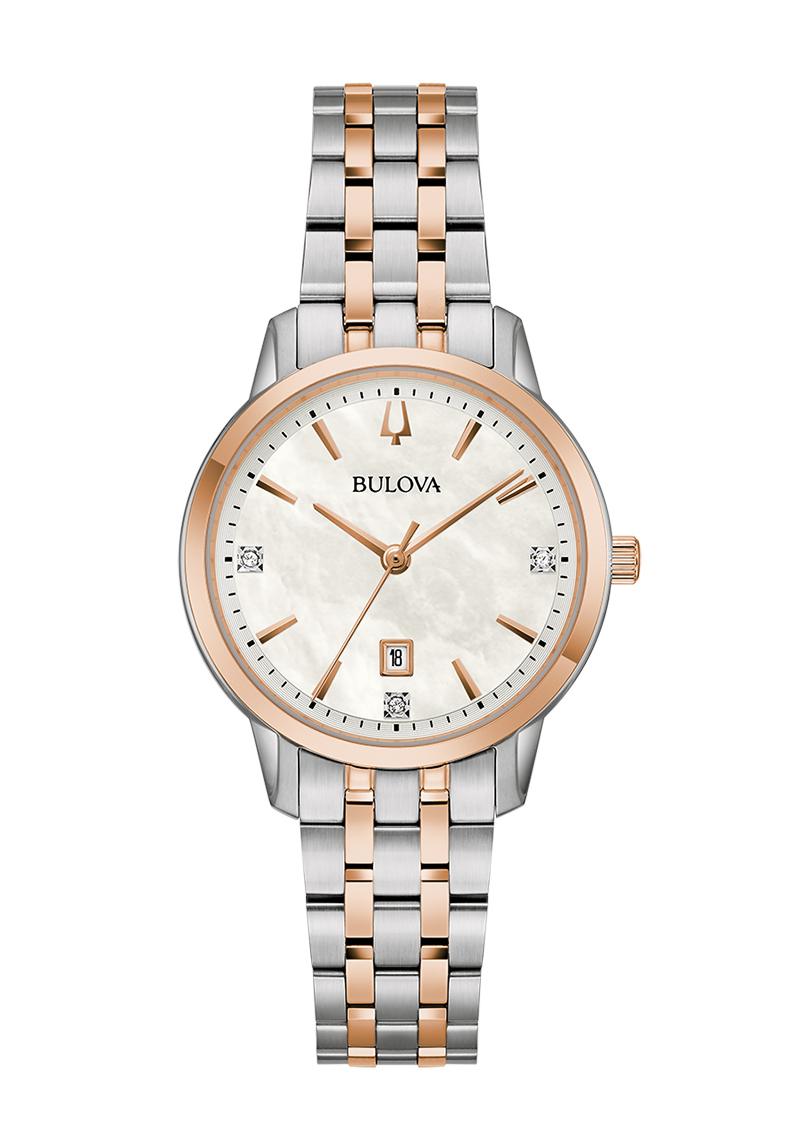 Bulova Damenuhr Sutton Diamonds 98P213