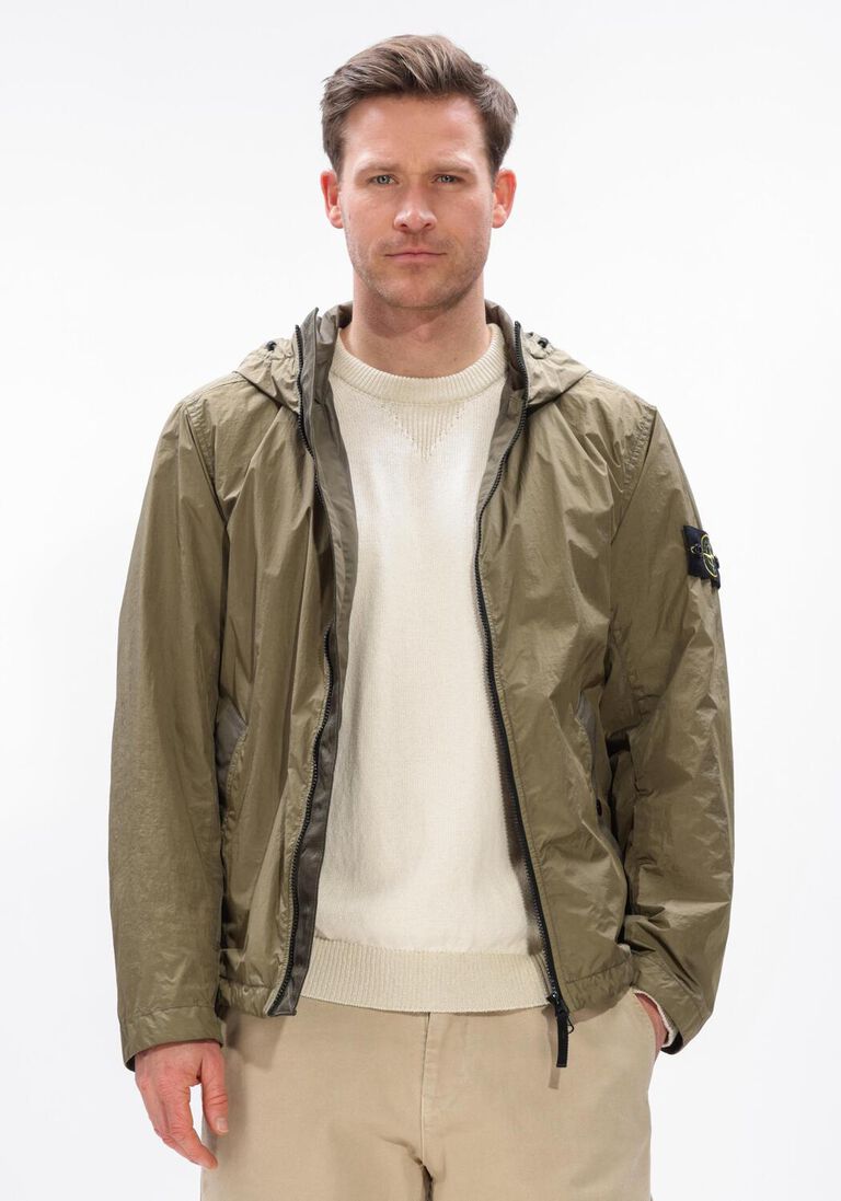 groene stone island gewatteerde jas jacket s0a23