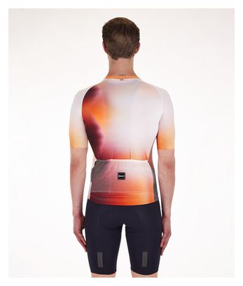 Maillot Manches Courtes Unisexe Santini Ombra Eco Micro Orange