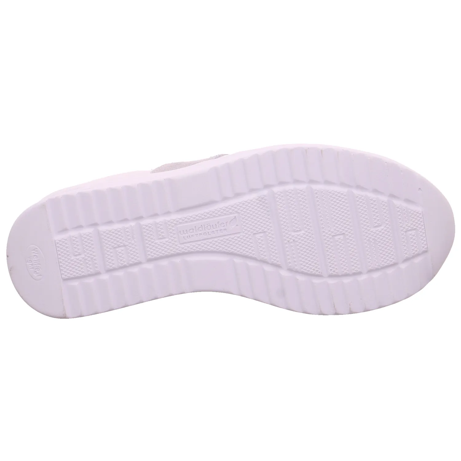 WALDLÄUFER Comfort-Schnürer Weiss Leder  mit Wechselfussbett
