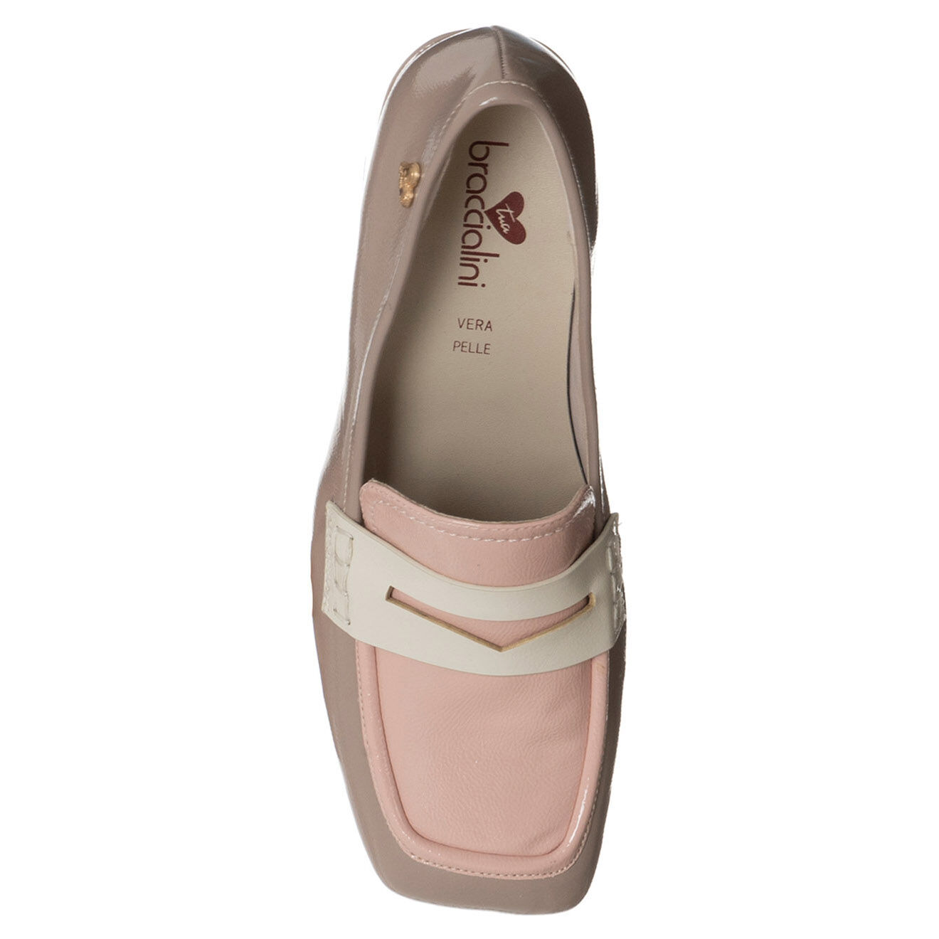 Tua By Braccialini Mocassins Caroline beige/rose - Talon 5 cm