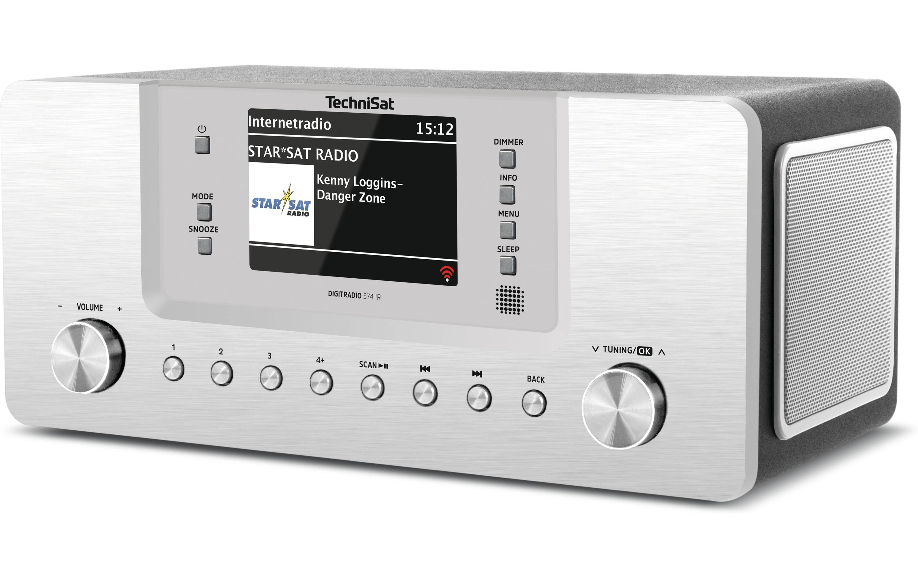 Internet Radio DigitRadio 574 IR Silber<br>Stationäres Internet-Stereoradio