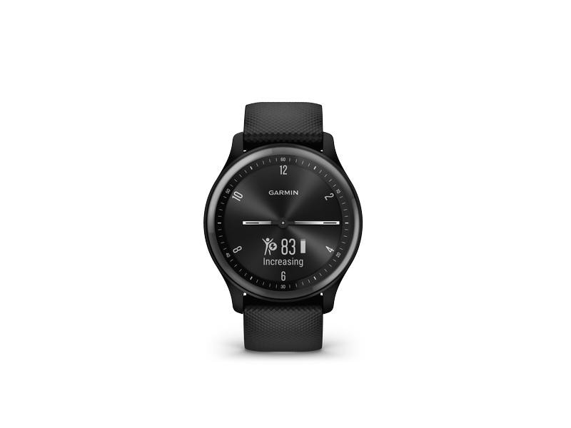 GARMIN Sportuhr Vivomove Sport Schwarz/Grau Sportuhr