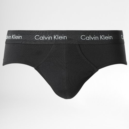 Lot De 3 Slips Cotton Stretch U2661G Noir