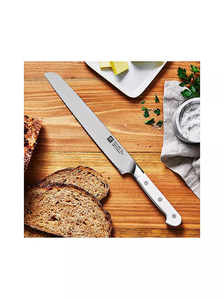ZWILLING Brotmesser 23cm PRO LEBLANC Weiss weiss