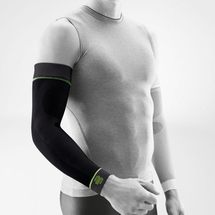 Bauerfeind Unisex Læg- og armtubes Sports Compression Sleeves Arm Sort