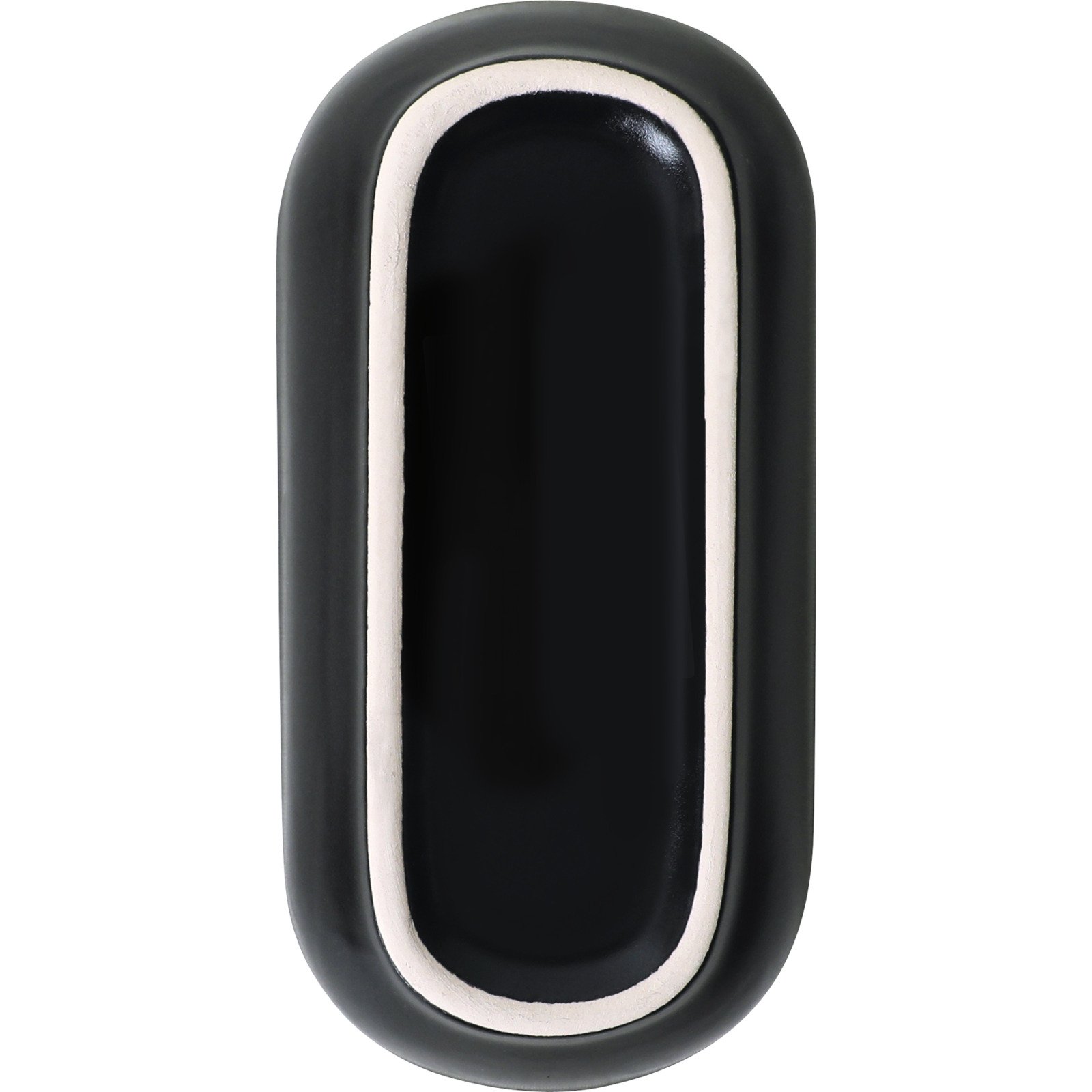 Mezze Schale Oval 16 cm schwarz matt