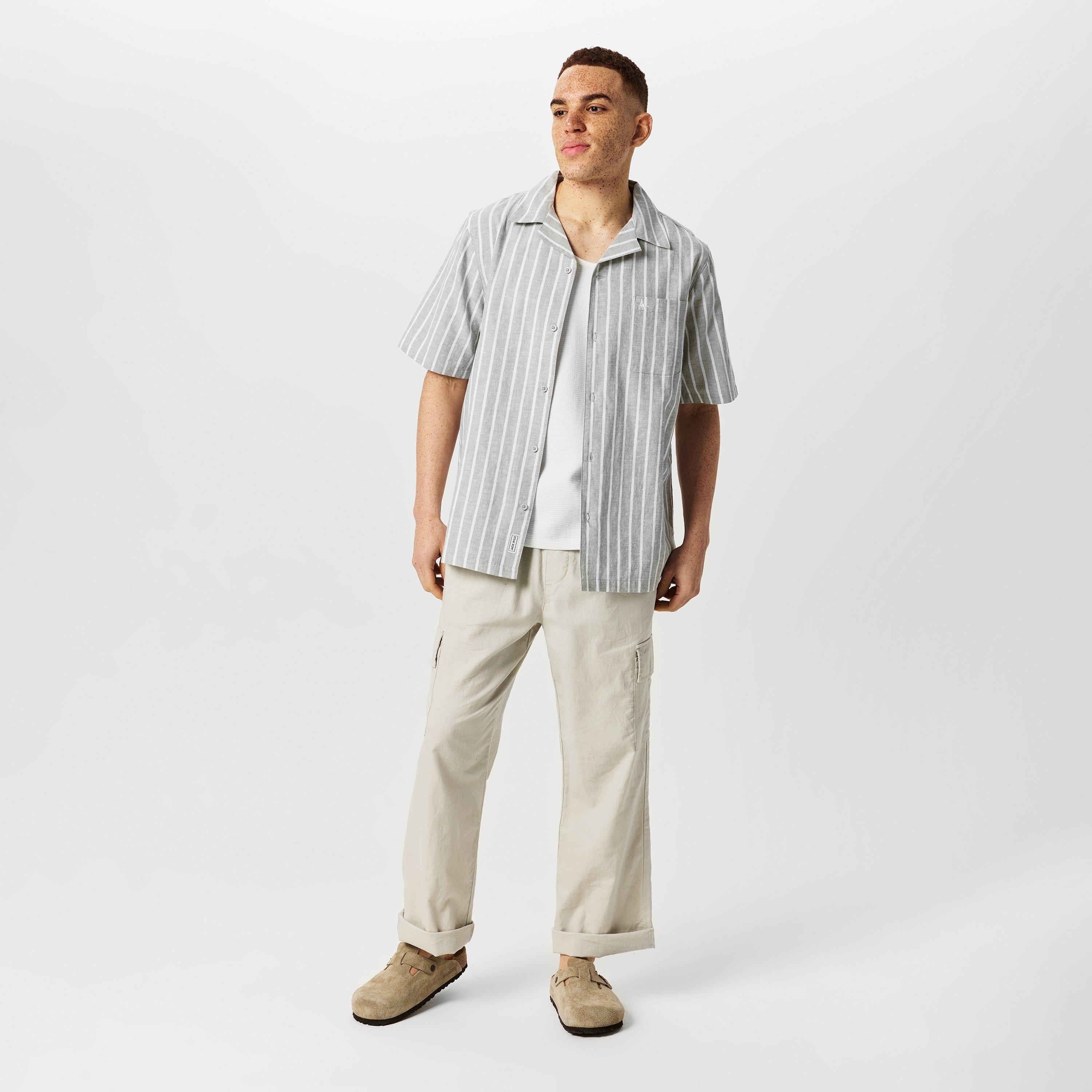 Jack Wills JW Linen Stripe Shirt