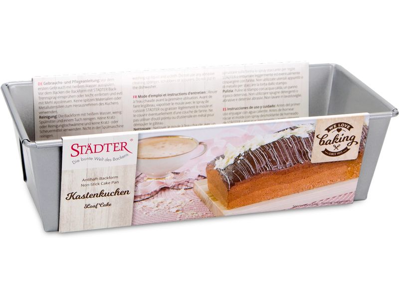 Städter Cake-Backform 24 x 10 x 7 cm Backform für Kuchen