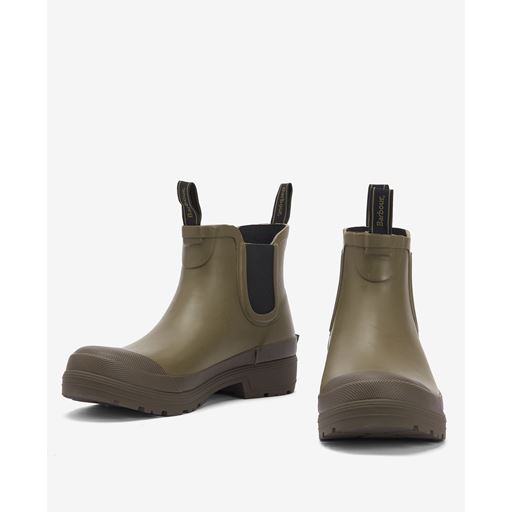 Barbour Storm Wellingtons Gummistøvler, Olive/Olive, 44