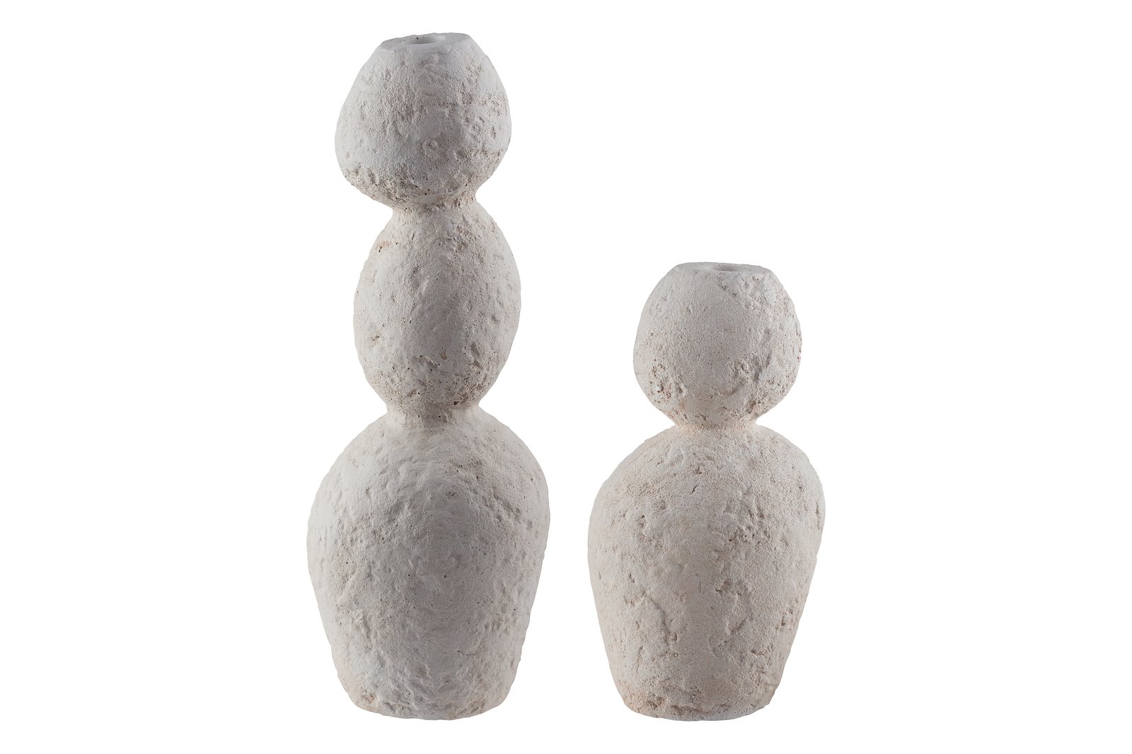 Birch lysestake Offwhite H36 cm
