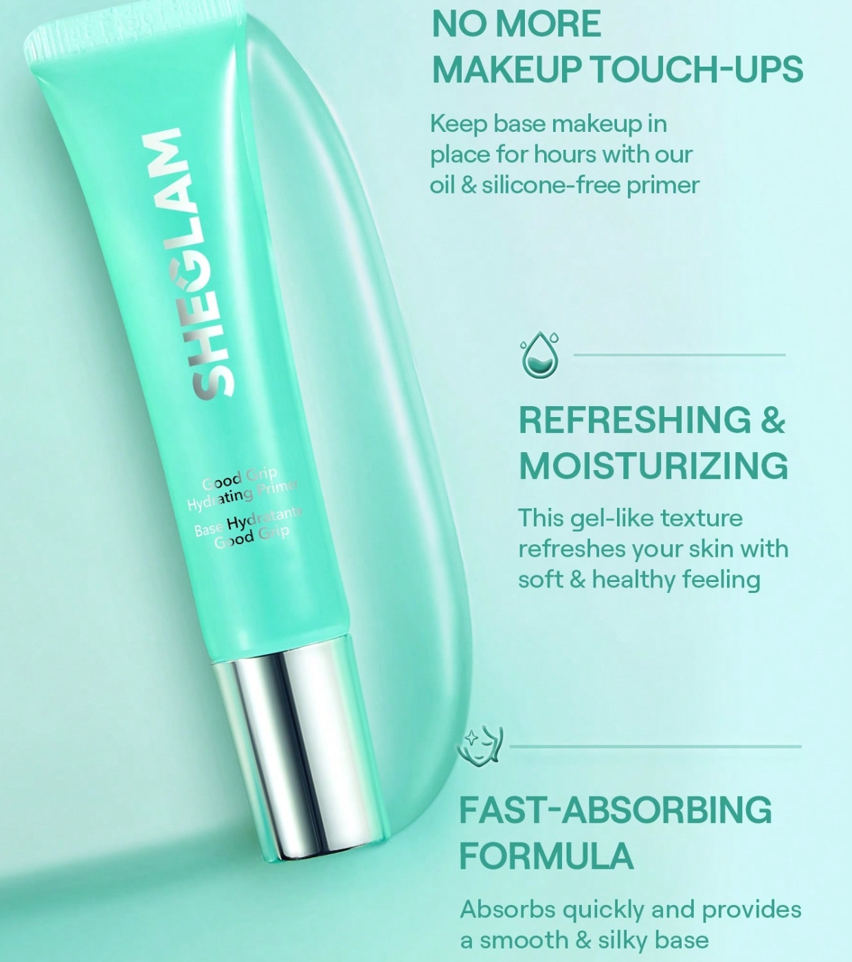 SHEGLAM - Primer hidratante Good Grip - Travel size