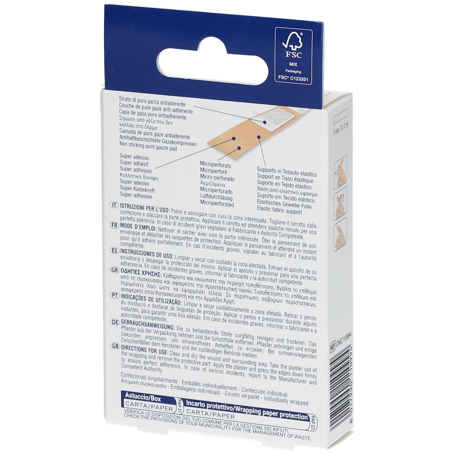 Pharmadoct Pflaster für Finger 2 x 12 cm