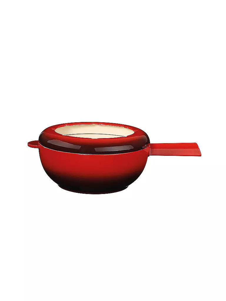 SPRING Fondue Guss Caquelon 20cm Rot rot