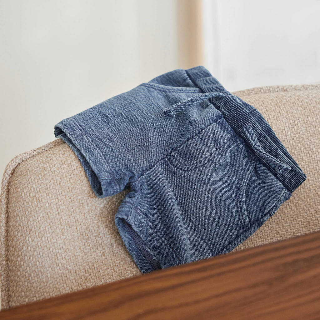 Dirkje denim short blauw