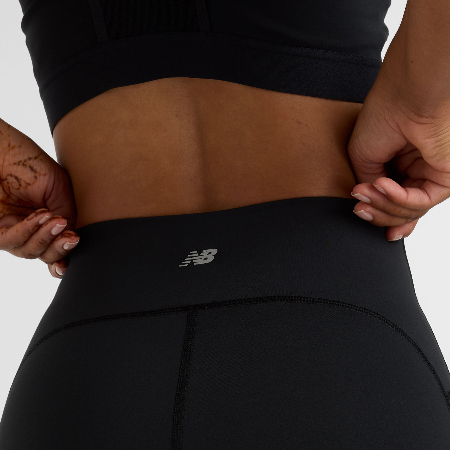 New Balance Sleek Pocket 6'' Legging Dames