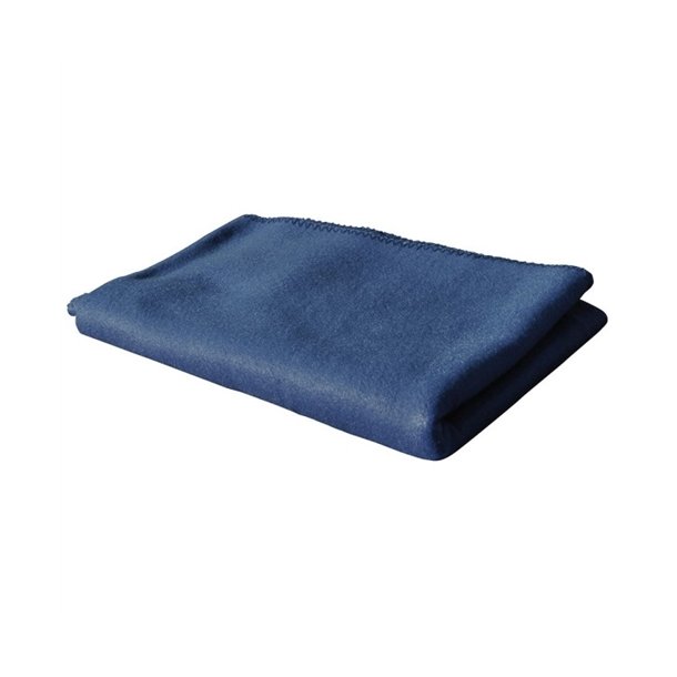 Polar fleece tæppe 130 cm x 160 cm navy