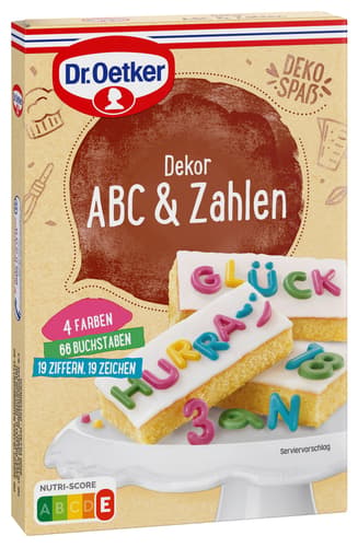 Dr. Oetker Dekor ABC & Zahlen