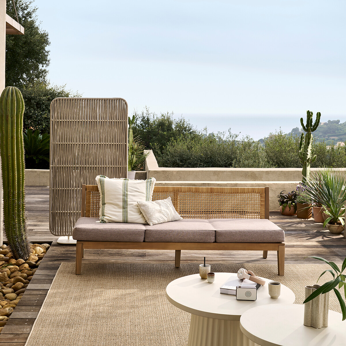 LA REDOUTE INTERIEURS<br>Tela de jardim, metal aço, Serrety