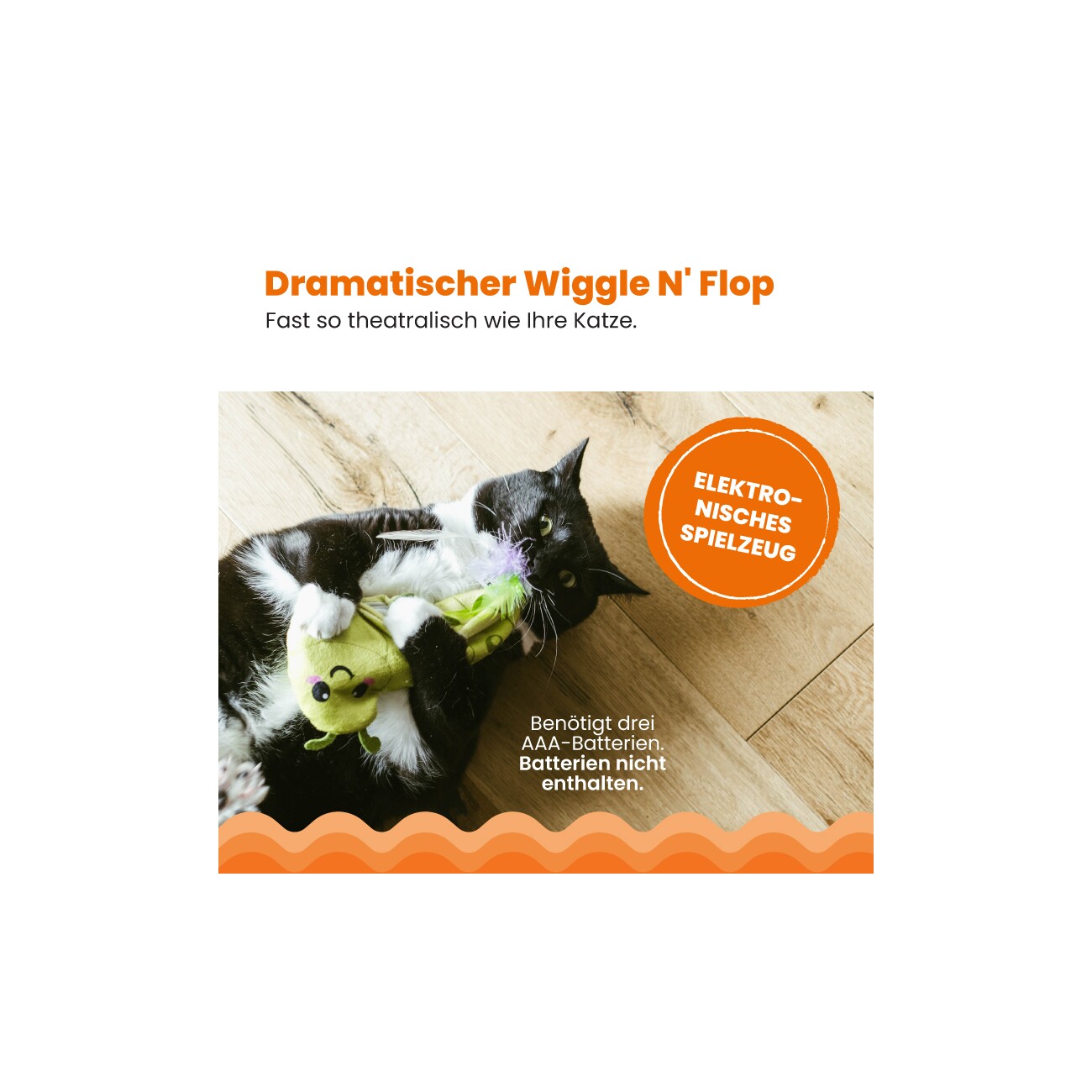 Outward Hound Wiggle Worm Flopping Toy Electronic