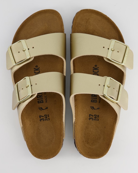 Birkenstock Arizona Pantoletten in Gold