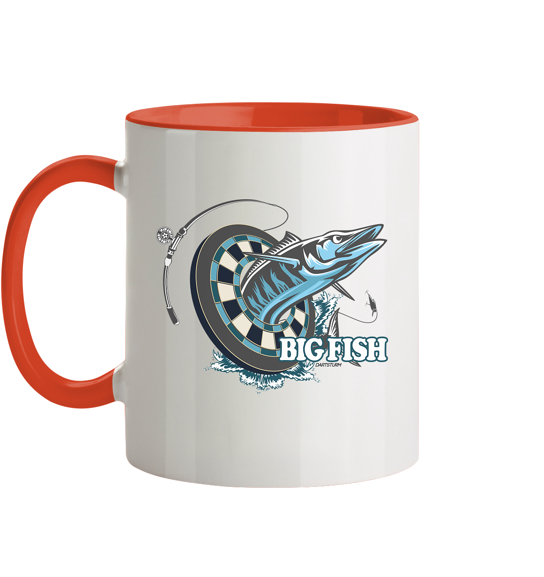 DartSturm - Big Fish - Tasse zweifarbig