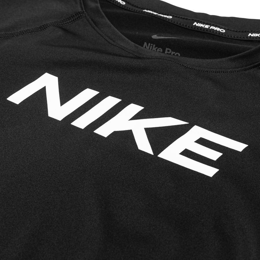 Nike Pro Maillot d'Entraînement Dri-FIT - Noir/Blanc Enfant