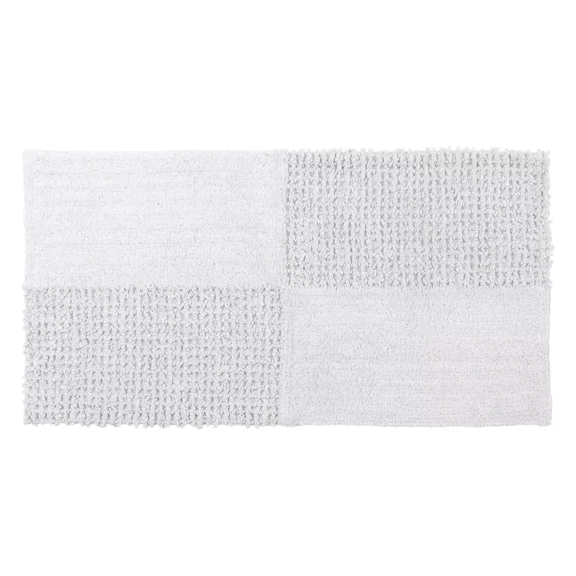 Tapis salon coton (45 x 90 cm) Naël Blanc