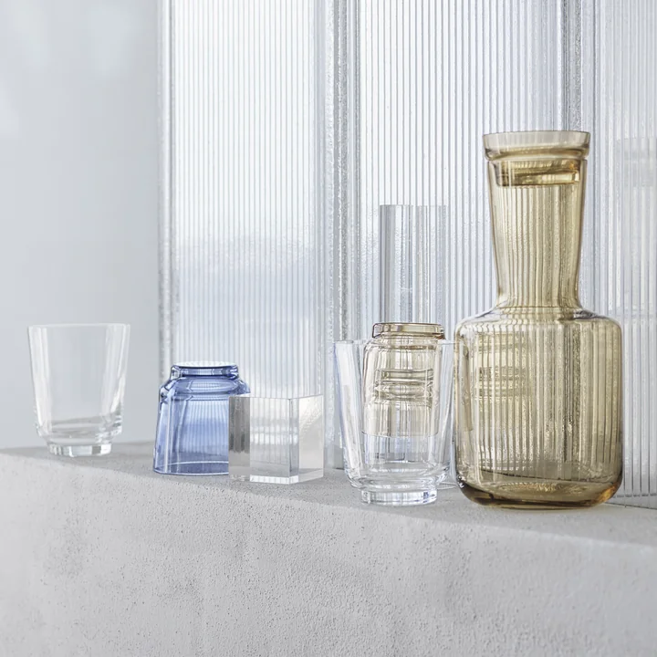 Muuto - Raise Trinkglas 20 cl, dunkelblau (2er-Set)