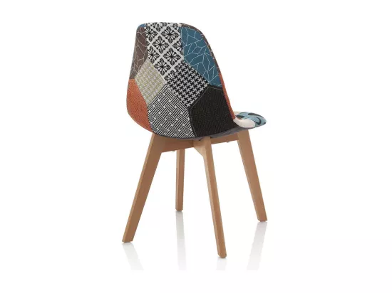 Set de 4 Chaises patchwork VICTORIA