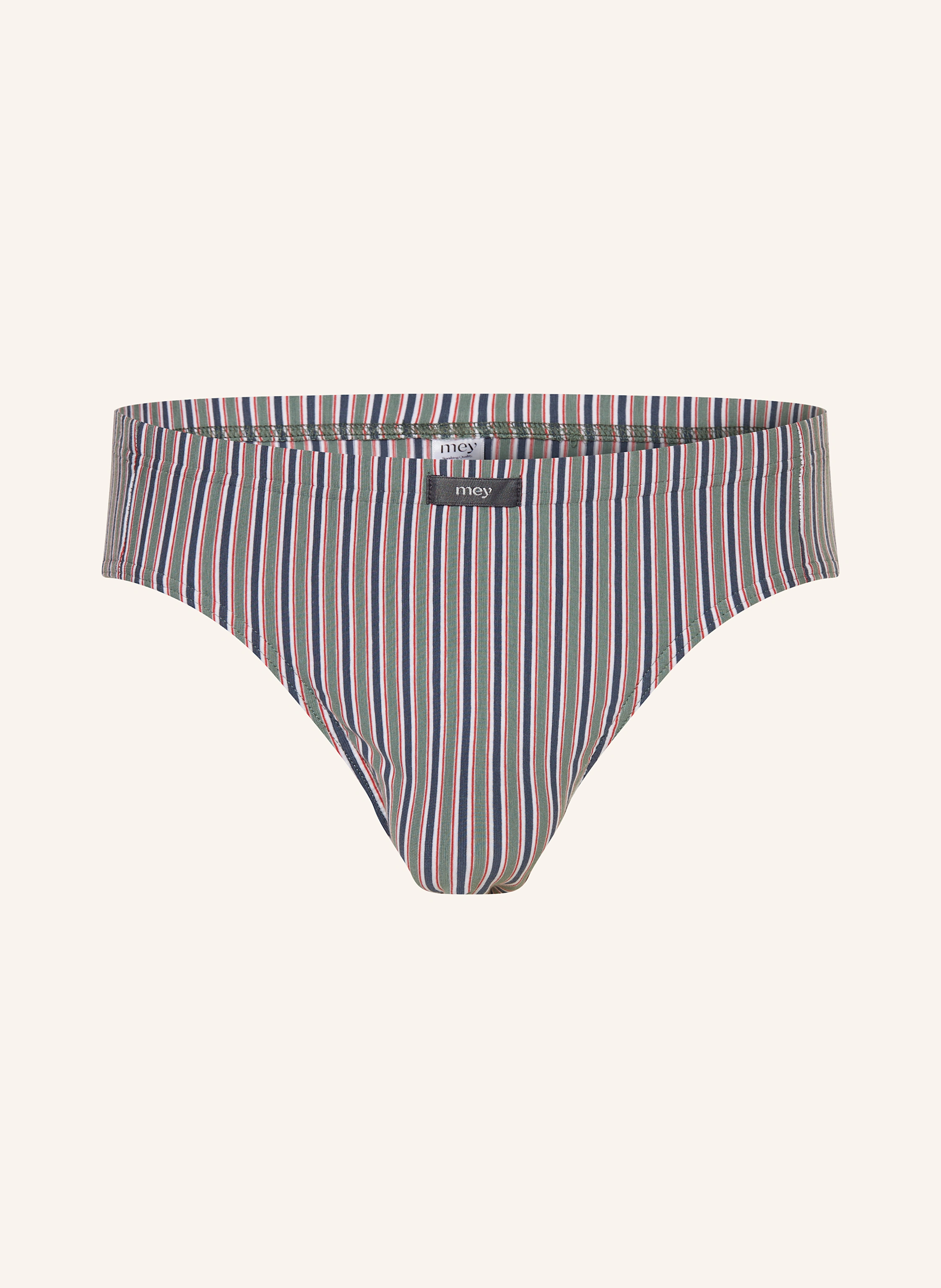 mey Slip Serie GREEN STRIPES