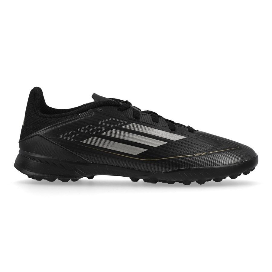 adidas F50 League TF Dark Spark - Noir/Argenté/Doré Enfant