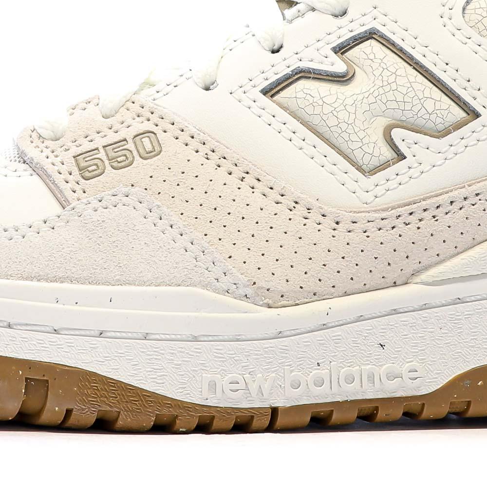 New Balance Baskets Blanches/Beige Femme New Balance 550