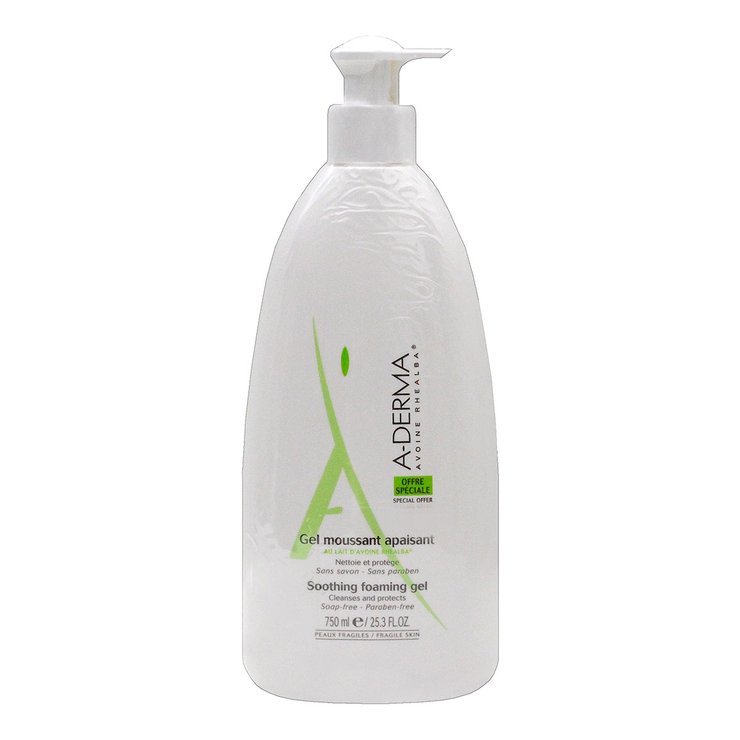 Gel moussant à l'avoine Rhealba 750ml