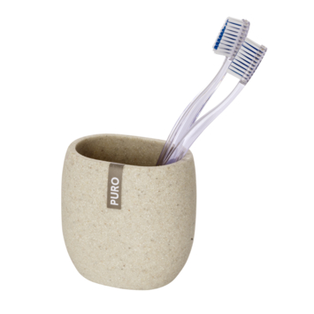 Wenko Tandenborstelhouder Puro Beige