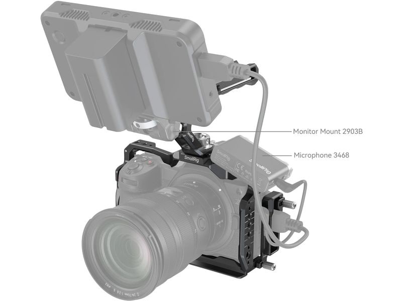 Smallrig Cage Kit für Nikon Z 6III Schützt die Kamera und ermöglicht dennoch den Zugriff auf die Schnittstellen