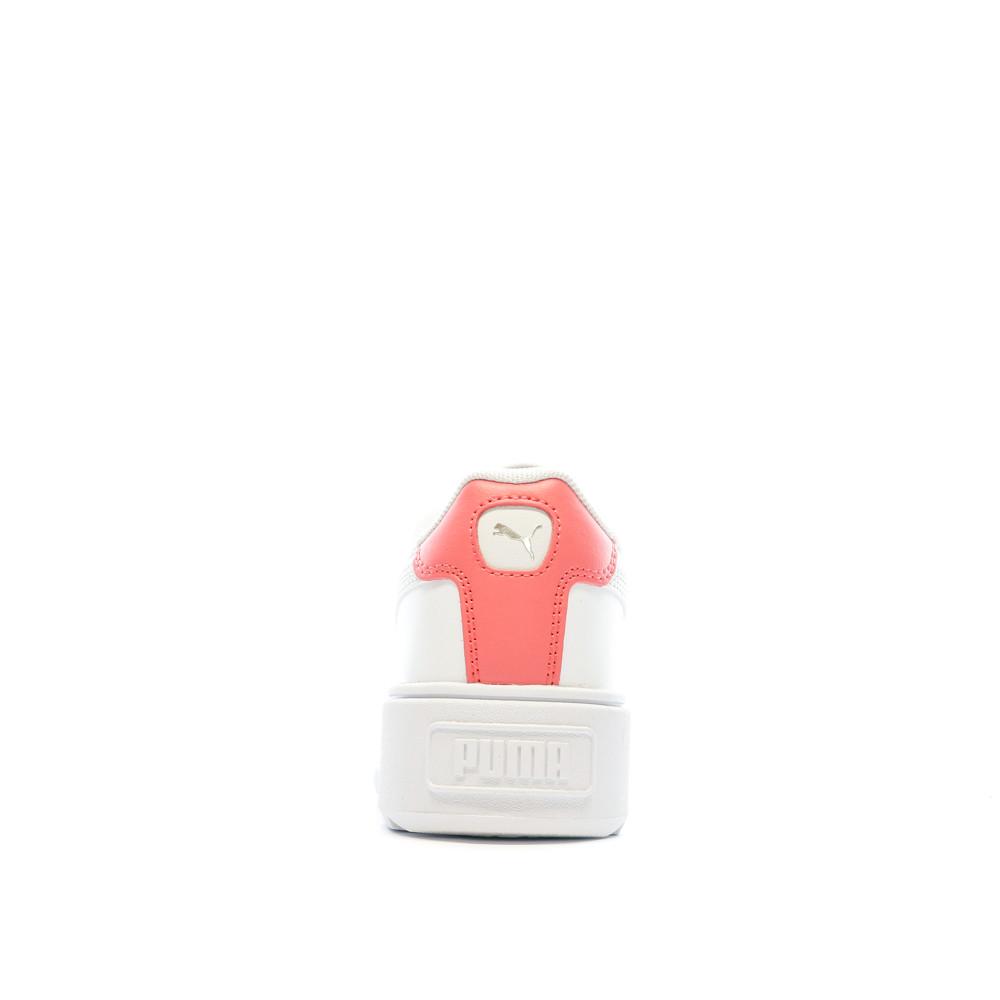 Puma Baskets Blanches/Rose Femme Puma Karmen