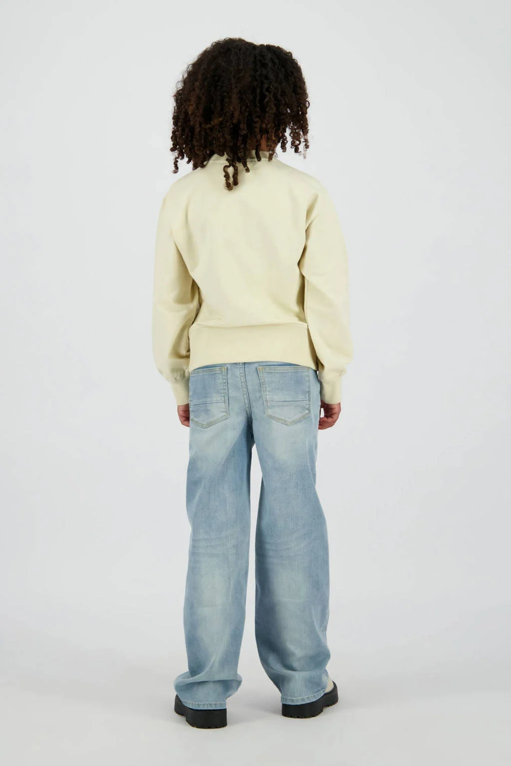 Vingino wide leg jeans light blue denim
