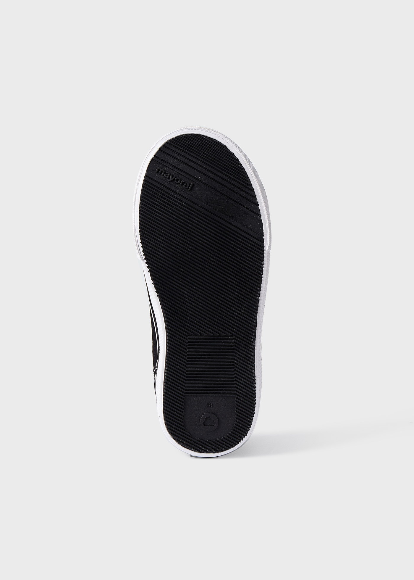 Tênis de lona com fecho triplo de velcro para meninos