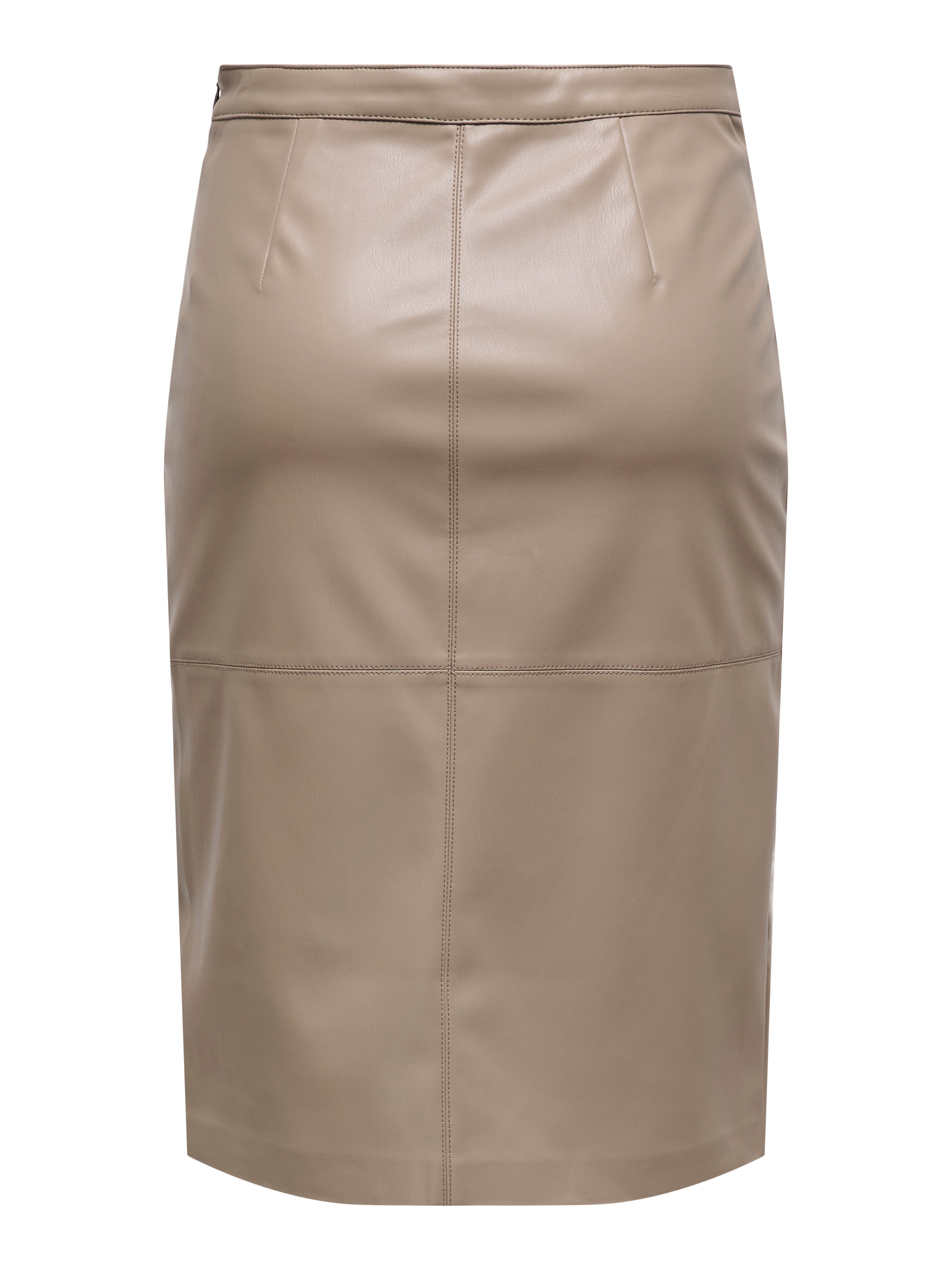 ONLNEWOLINE Kunstlederrock Walnut