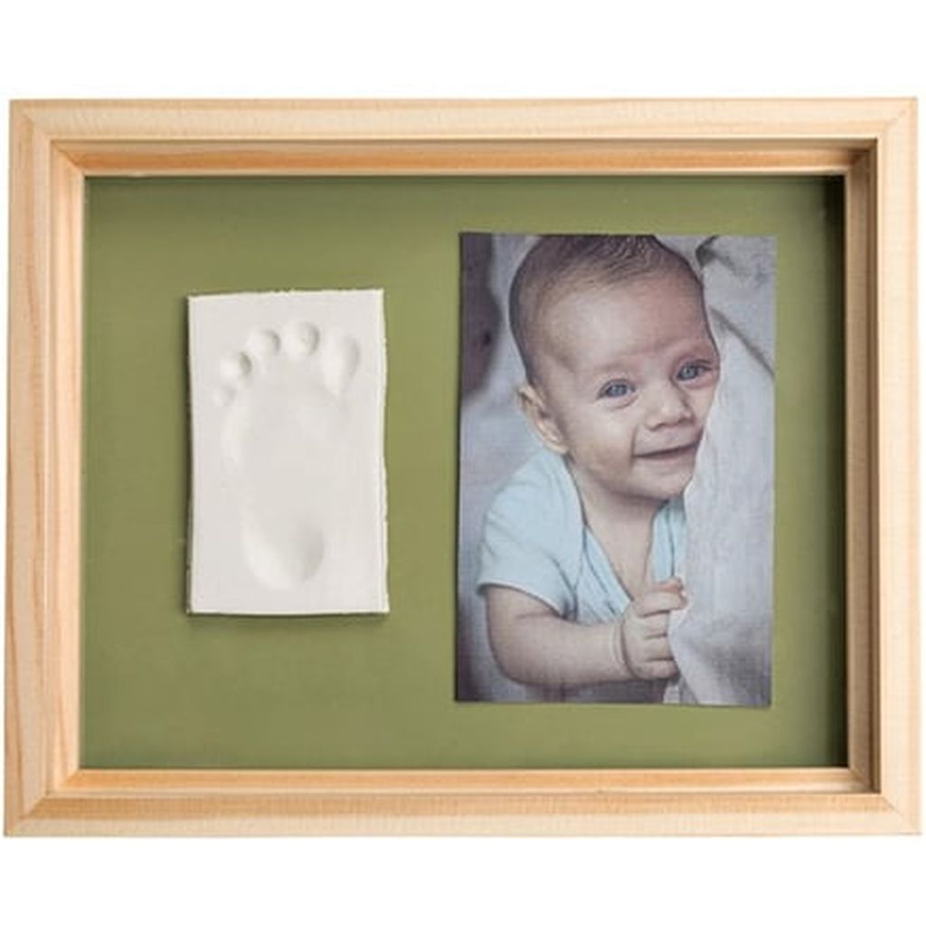 Baby ArtBaby Art   Abdruckset mit Bilderrahmen Pure Frame Wooden