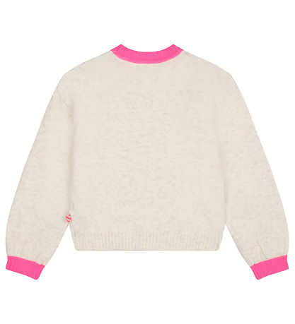 Billieblush Bluse - Strik - Ivory m. Pailletter/Hjerte
