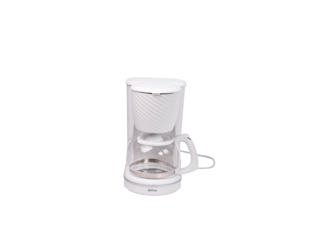 MÁQUINA CAFÉ FILTRO QILIVE Q.5819 BRANCO RELEVO 1.5L