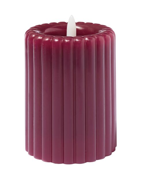 bougie LED bordeaux