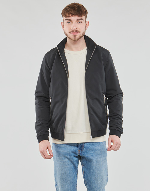 Jack & Jones - JJERUSH HARRINGTON BOMBER - Noir